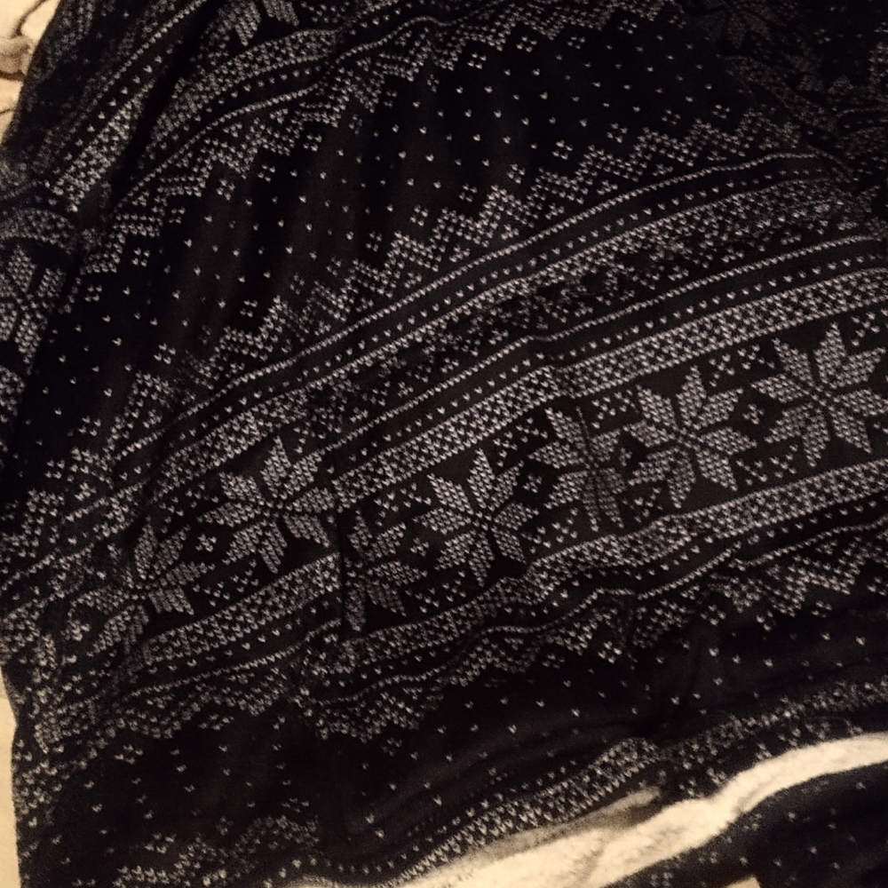 A fleece pull over hoodie